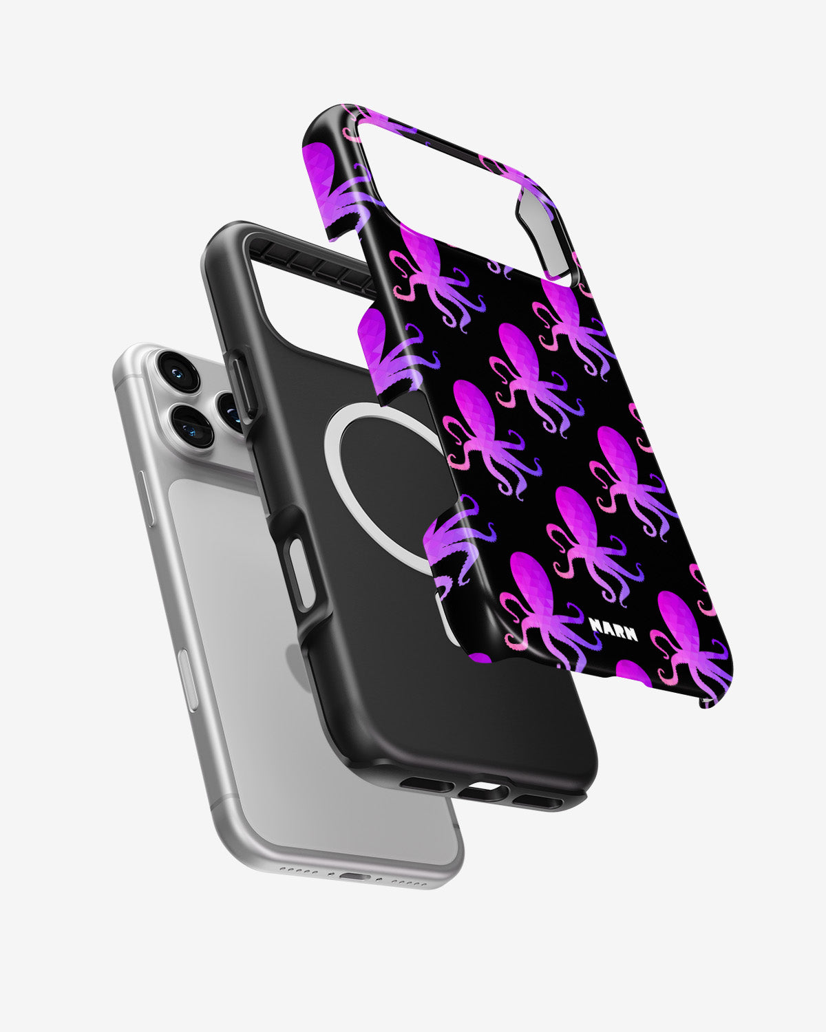 iPhone 18 Pro Tough Case – Octopus Pattern - View 2
