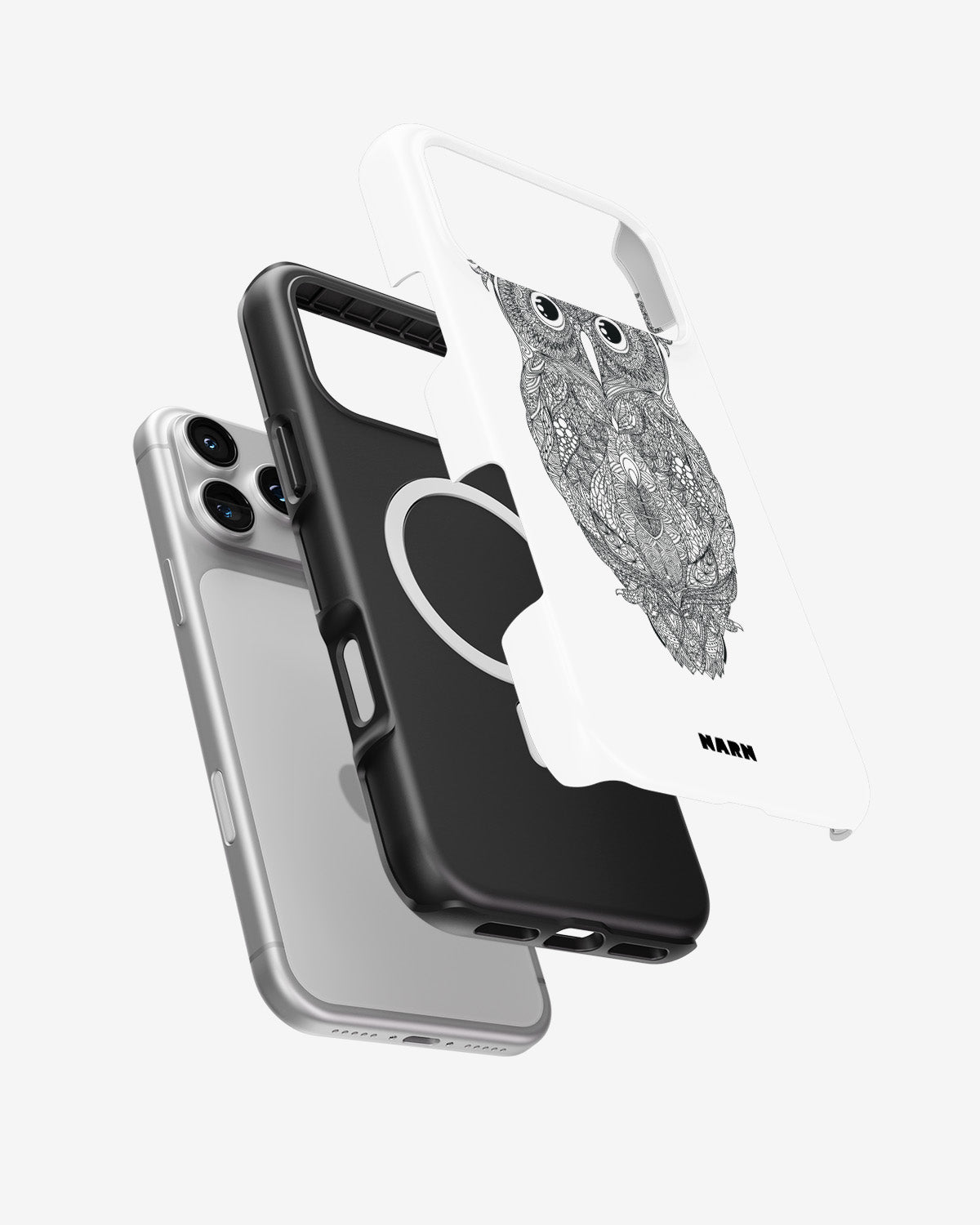 iPhone 18 Pro Tough Case – Owl - View 2
