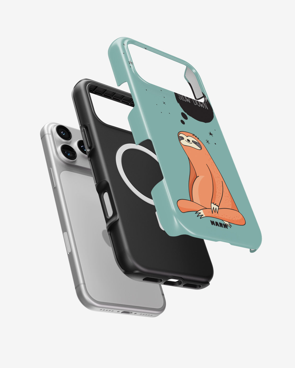 iPhone 18 Pro Tough Case – Slow Down Sloth - View 2