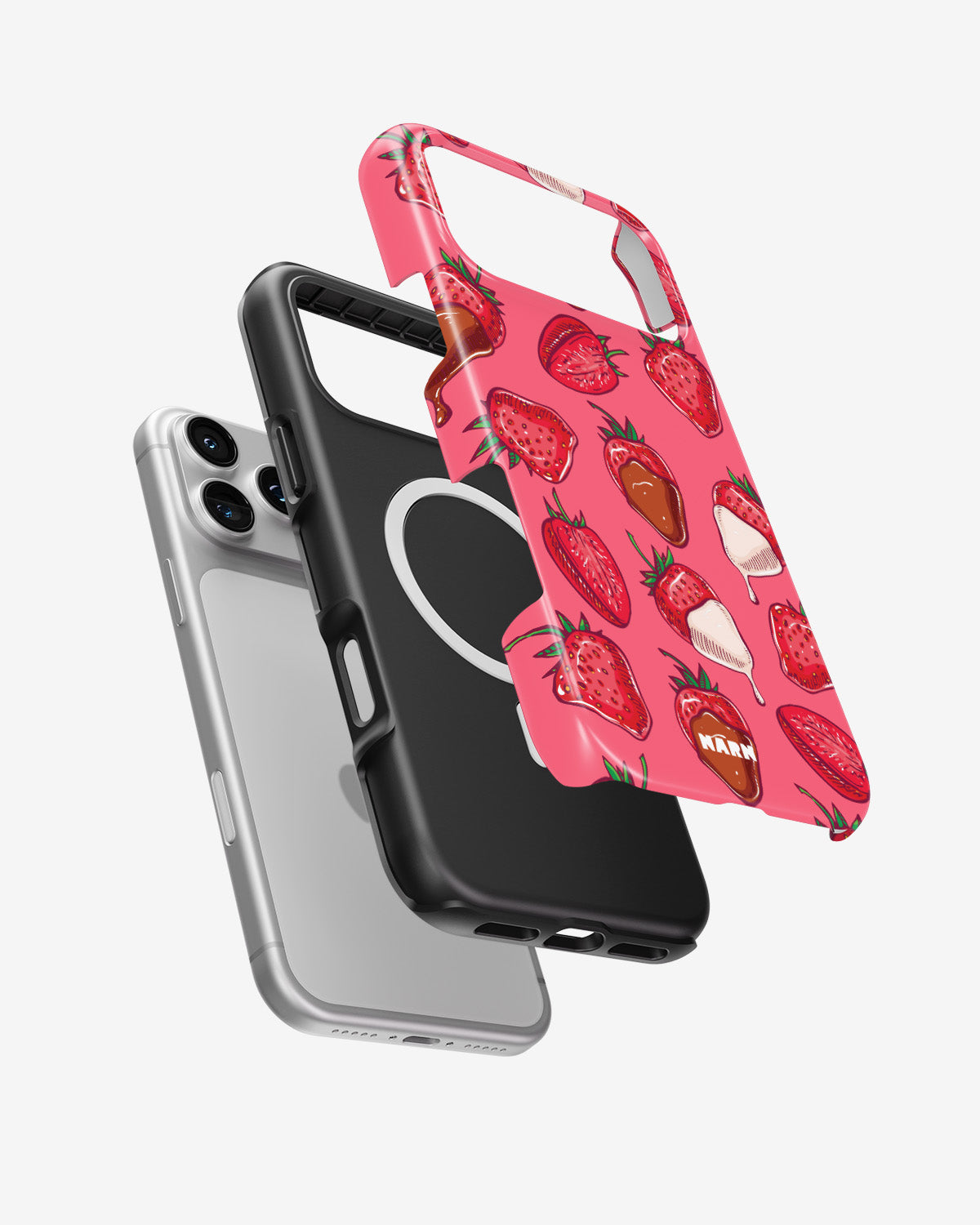 iPhone 18 Pro Tough Case – Strawberry Chocolate - View 2