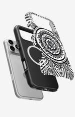 iPhone 18 Pro Tough Case – Henna Mandala - View 2