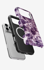 iPhone 18 Pro Tough Case – Purple Marble - View 2