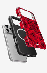 iPhone 18 Pro Tough Case – Red Roses - View 2