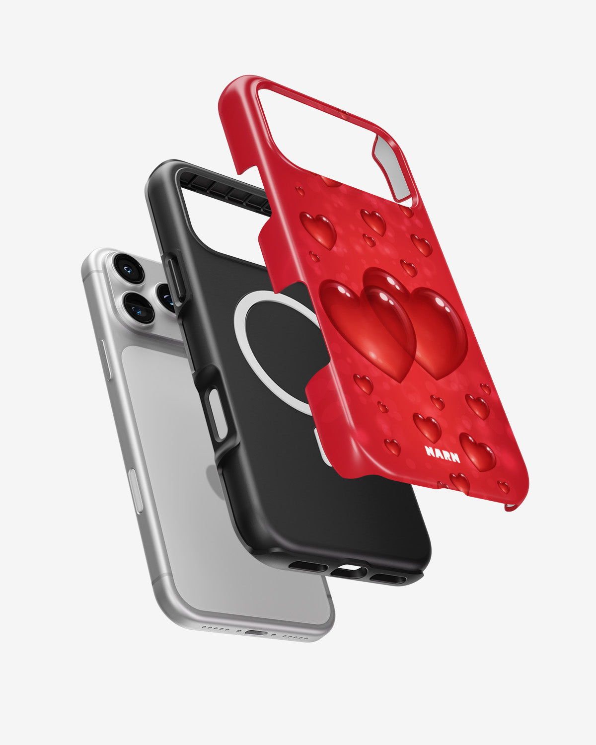 iPhone 18 Pro Tough Case – Red Romance - View 2