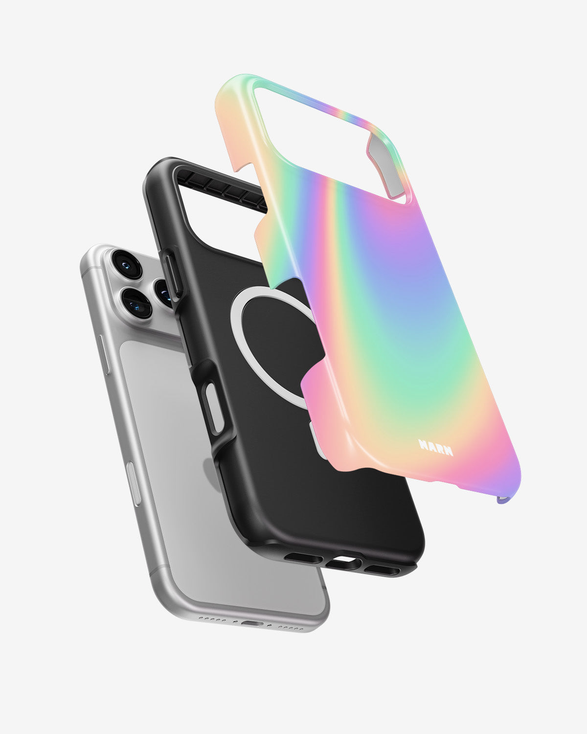 iPhone 18 Pro Tough Case – Rainbow Haze - View 2