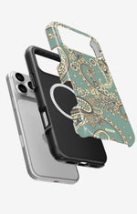 iPhone 18 Pro Tough Case – Paisley Green - View 2