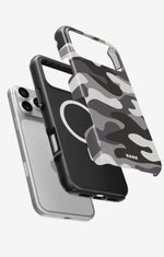 iPhone 18 Pro Tough Case – Grey Camo - View 2