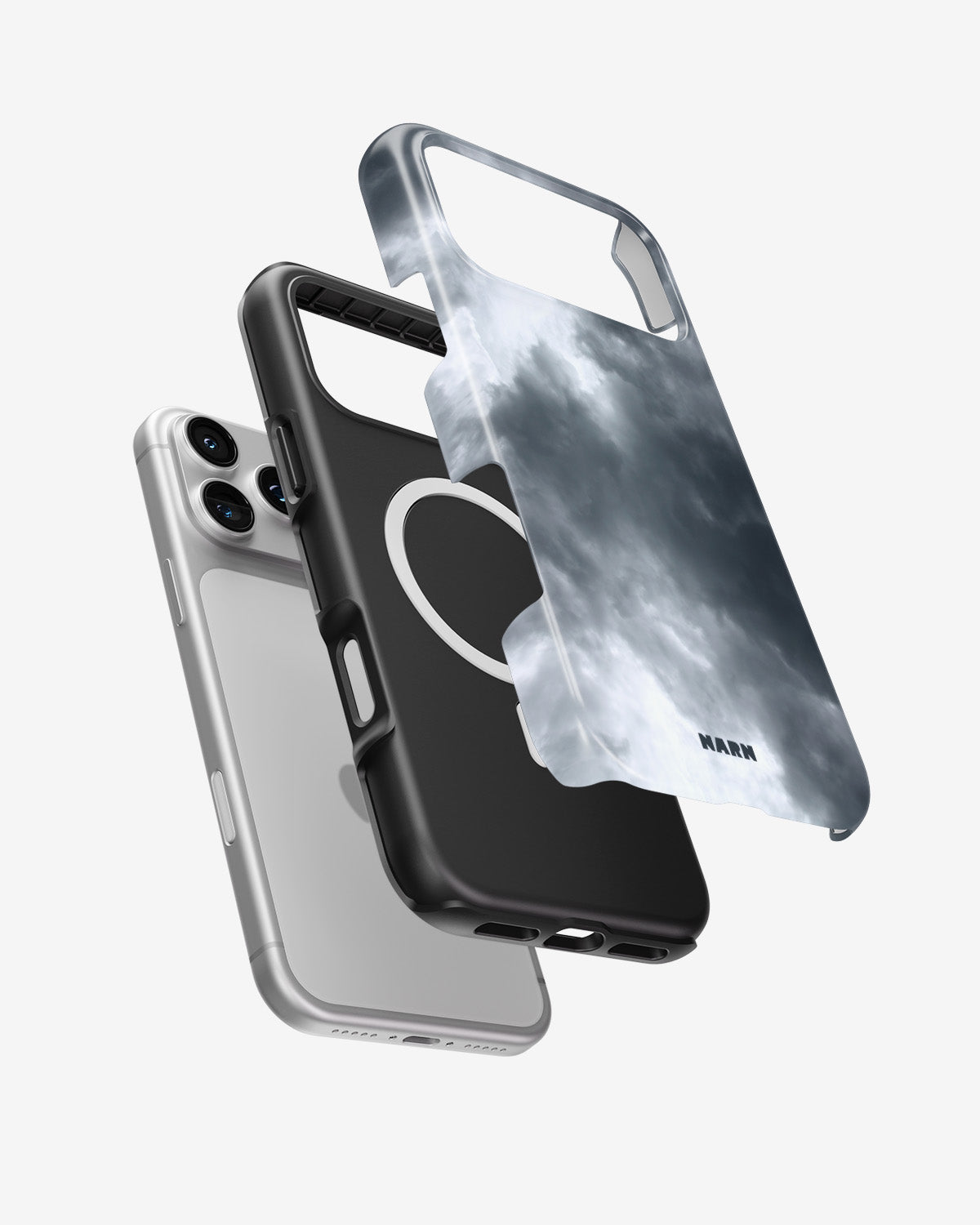 iPhone 18 Pro Tough Case – Cloudy - View 2