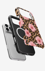 iPhone 18 Pro Tough Case – Leopard Flower - View 2
