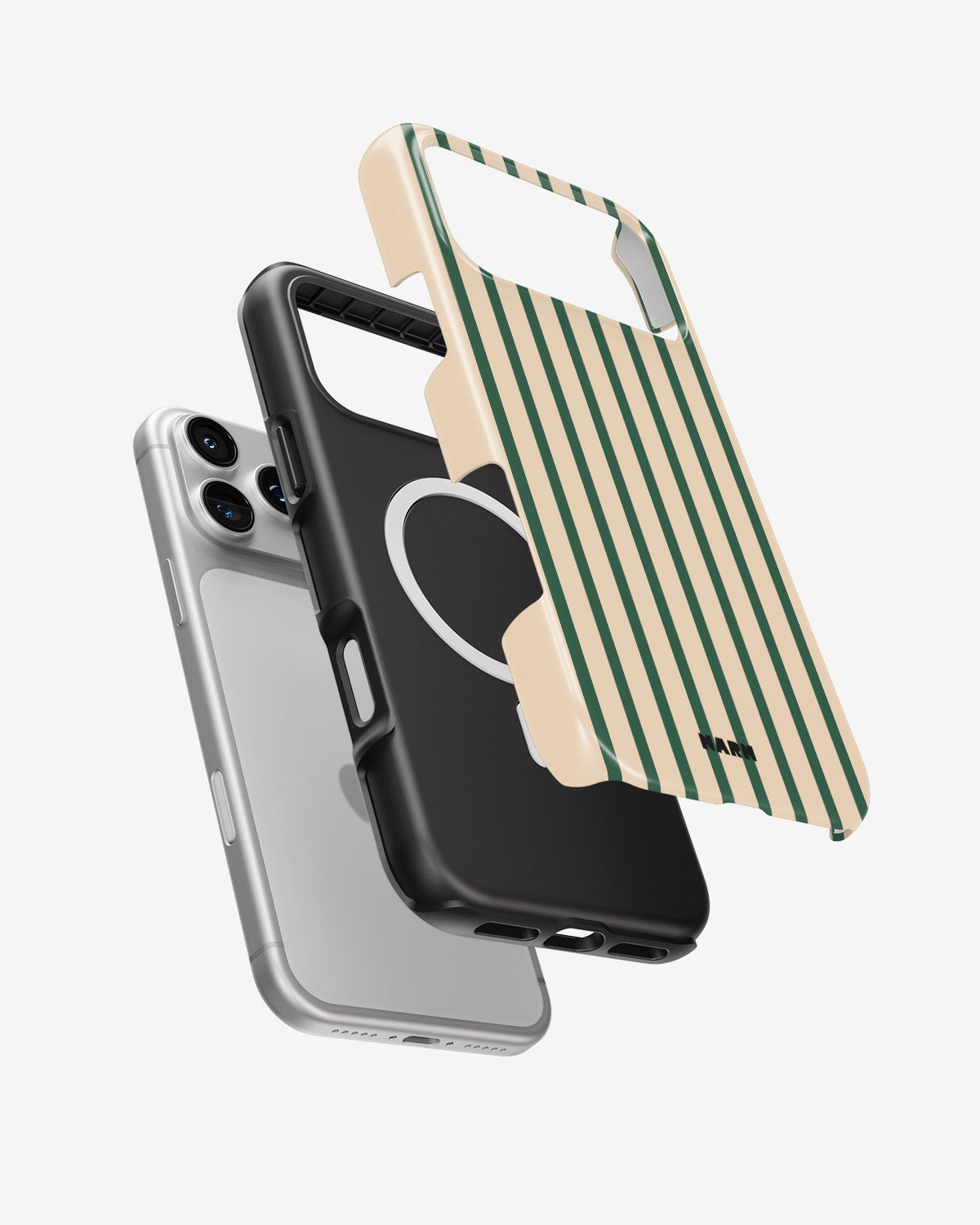 iPhone 18 Pro Tough Case – Evergreen Stripe - View 2
