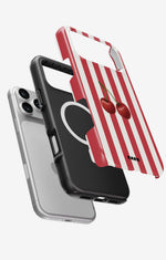 iPhone 18 Pro Tough Case – Cherry Stripes - View 2
