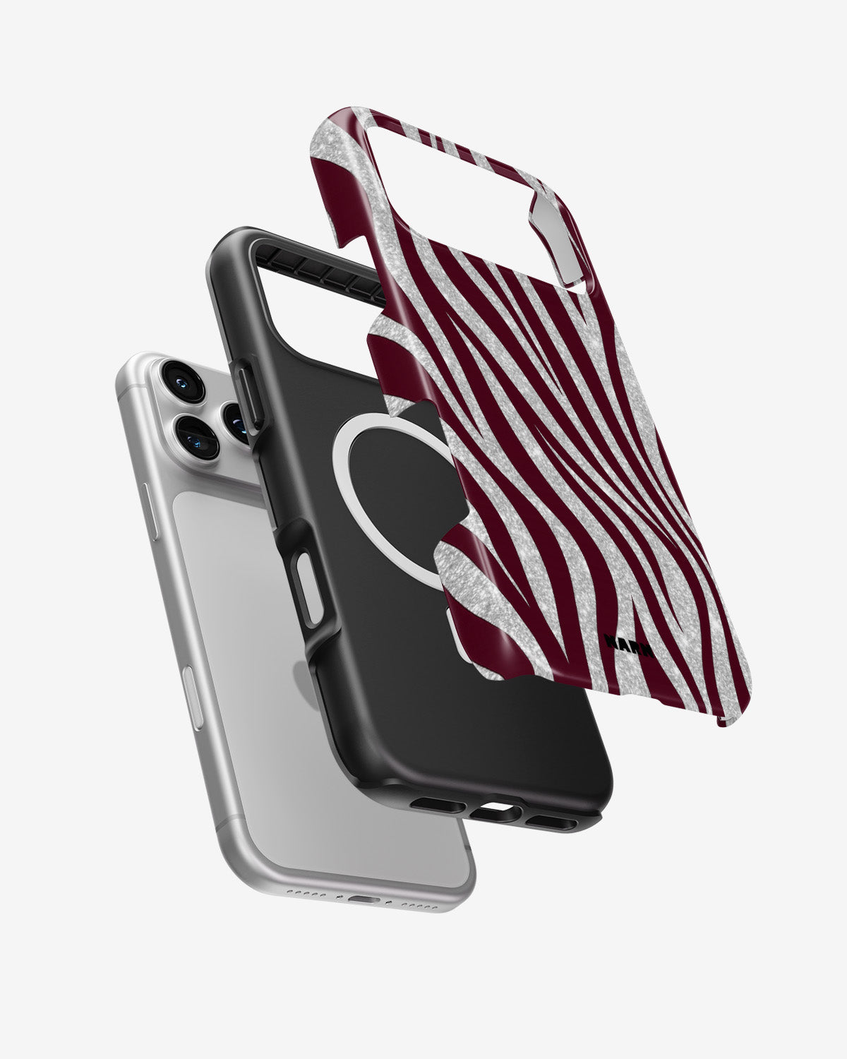iPhone 18 Pro Tough Case – Velvet Zebra - View 2