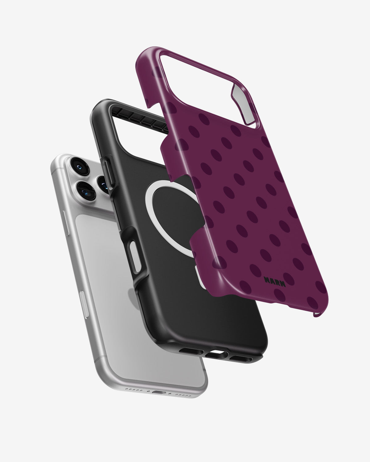 iPhone 18 Pro Tough Case – Plum - View 2