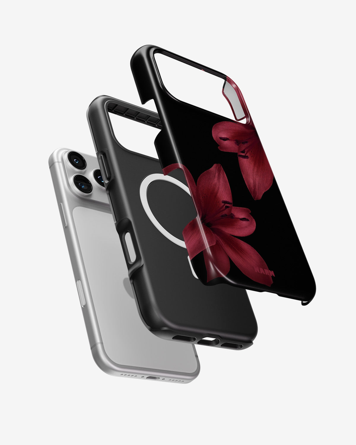iPhone 18 Pro Tough Case – Ruby Lily - View 2