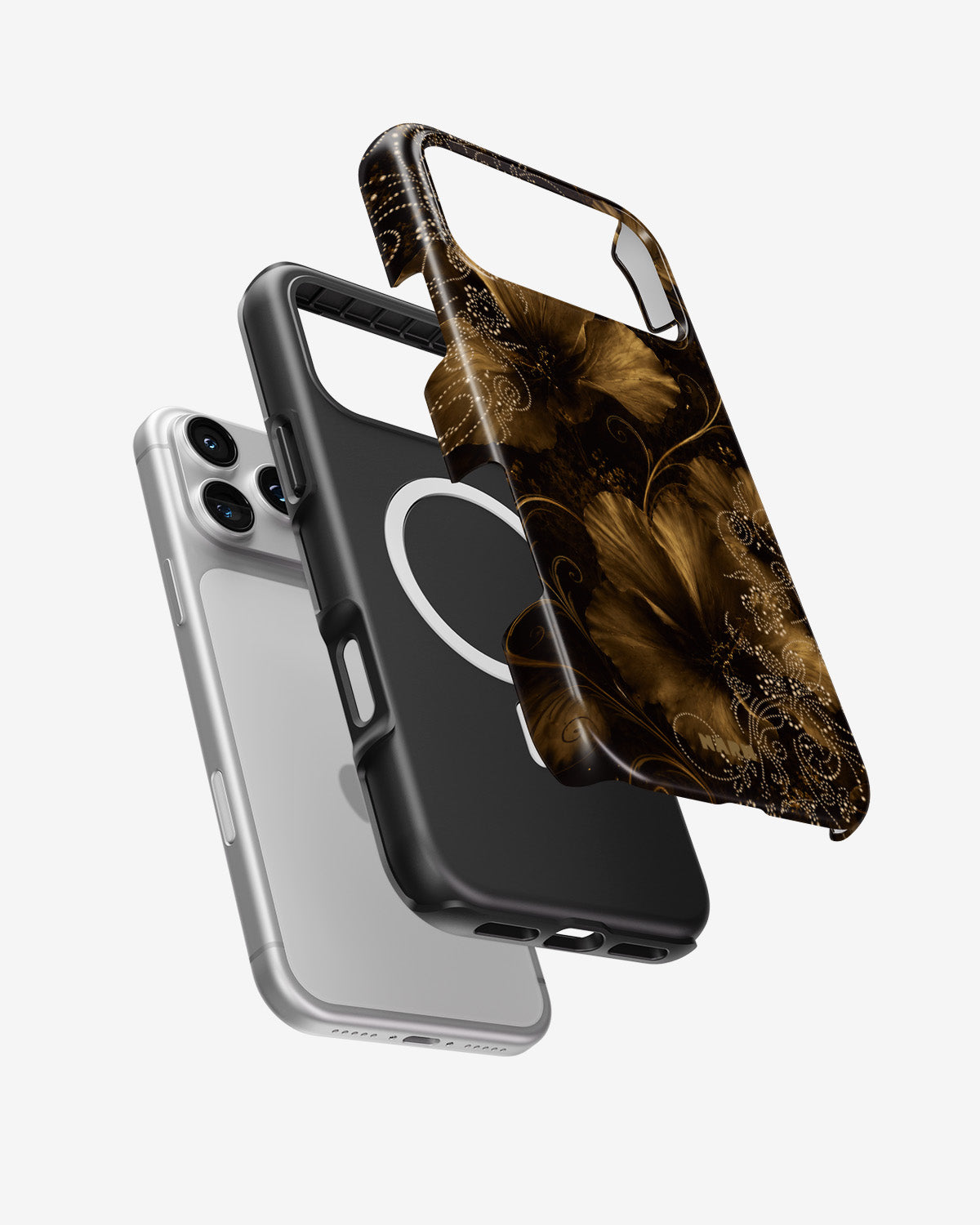 iPhone 18 Pro Tough Case – Bloom Noir - View 2