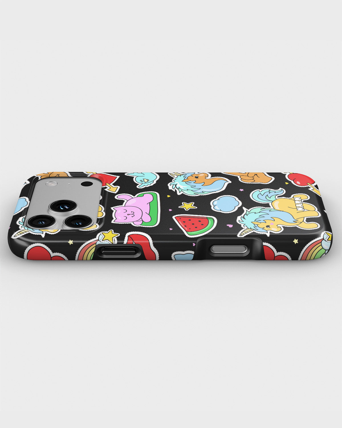 iPhone 18 Pro Tough Case – Cute Stickers - View 3
