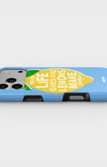 iPhone 18 Pro Tough Case – Lemon Quote - View 3