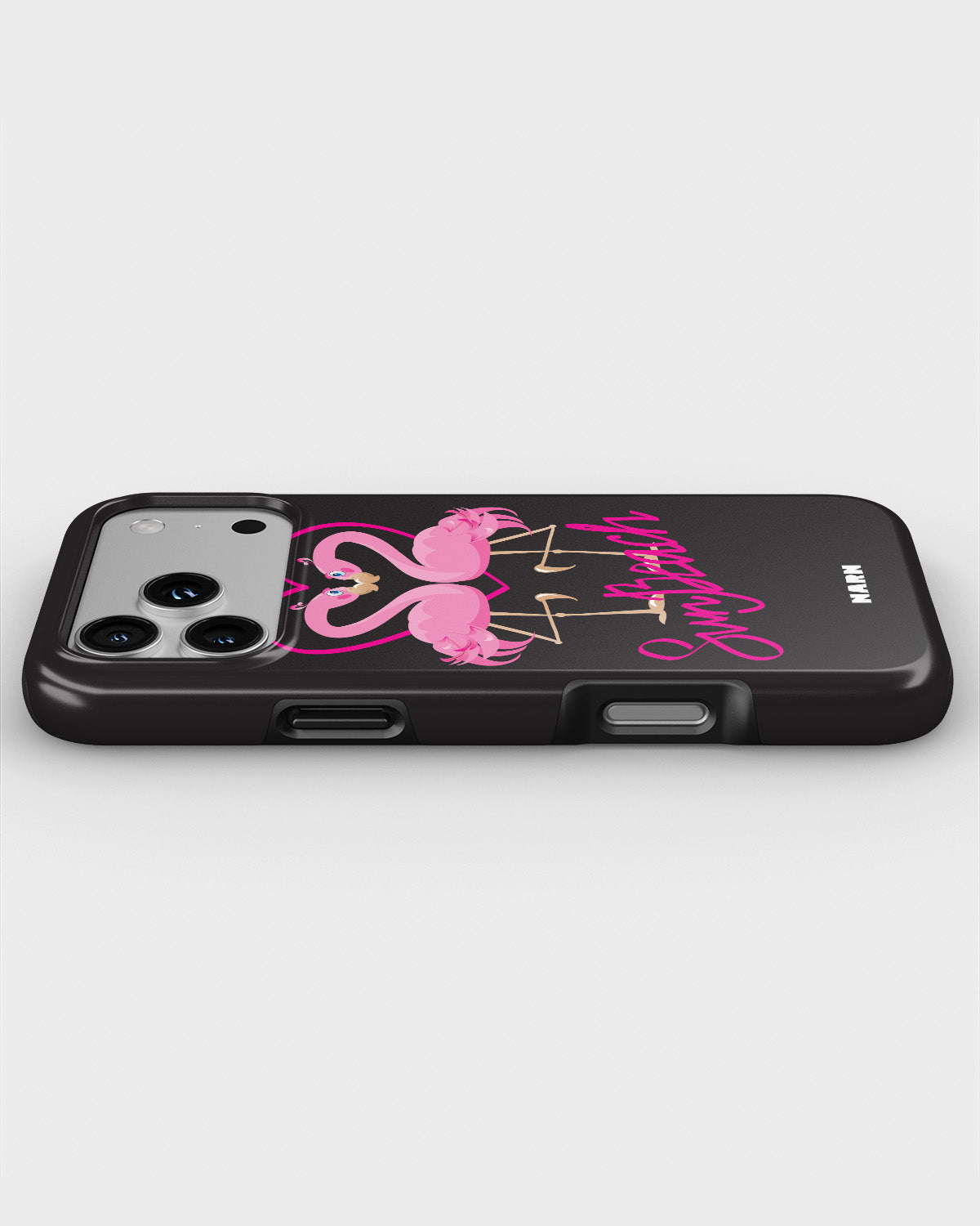 iPhone 18 Pro Tough Case – Beach Flamingo - View 3
