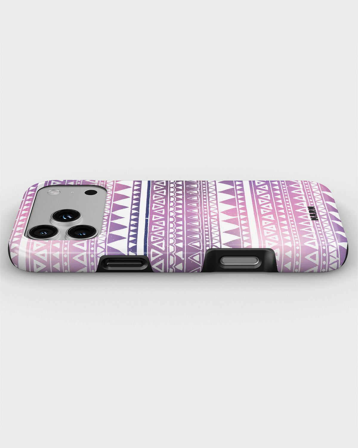 iPhone 18 Pro Tough Case – Purple Aztec - View 3