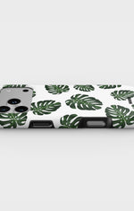 iPhone 18 Pro Tough Case – Monstera Pattern - View 3