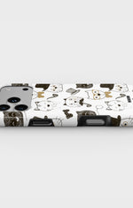 iPhone 18 Pro Tough Case – Cartoon Cats - View 3