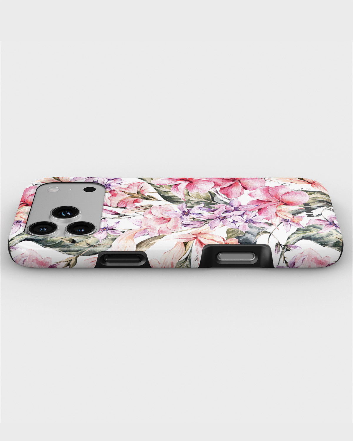 iPhone 18 Pro Tough Case – Watercolor Flowers - View 3