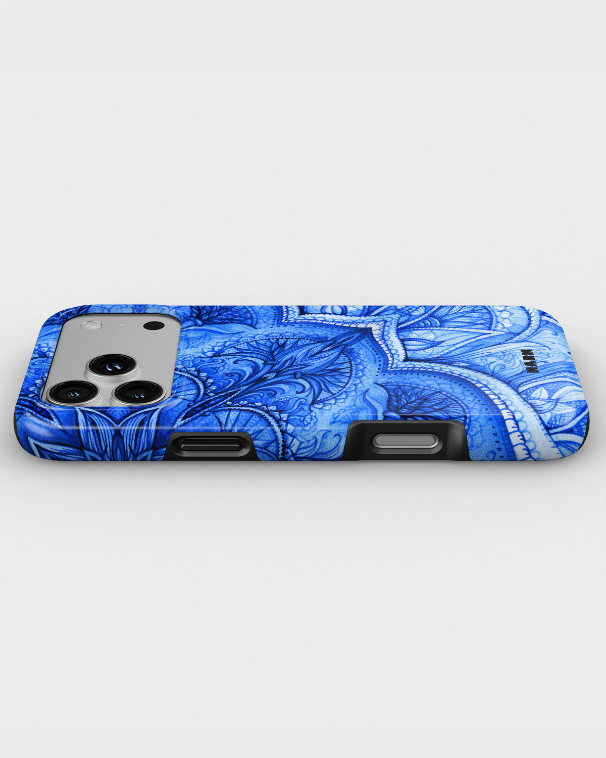 iPhone 18 Pro Tough Case – Blue Vintage - View 3
