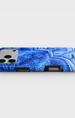 iPhone 18 Pro Tough Case – Blue Vintage - View 3