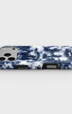 iPhone 18 Pro Tough Case – Tie Dye Blue - View 3