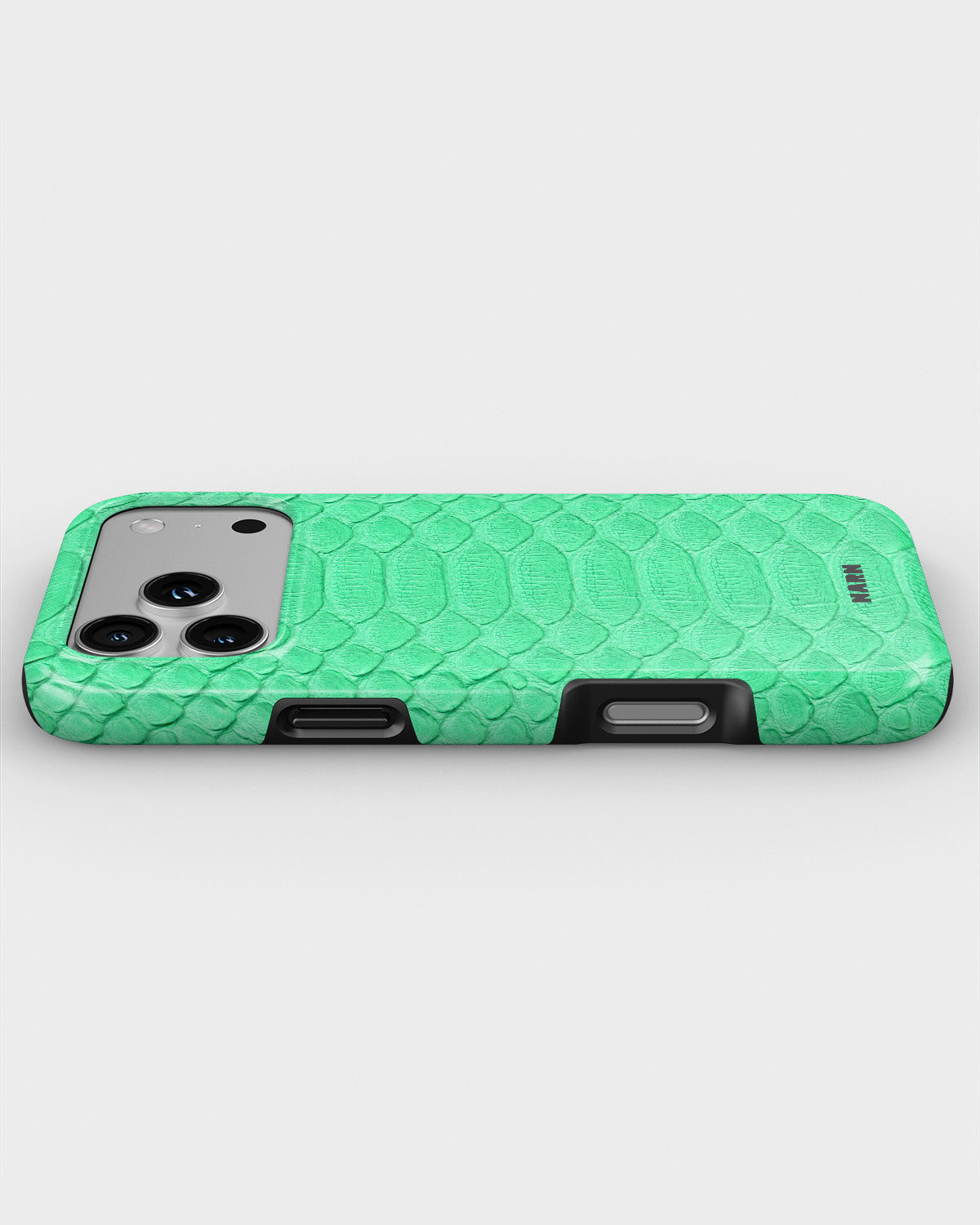 iPhone 18 Pro Tough Case – Turquoise Snake - View 3