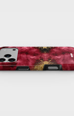 iPhone 18 Pro Tough Case – Burgendy Shimmer - View 3