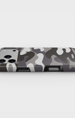 iPhone 18 Pro Tough Case – Grey Camo - View 3
