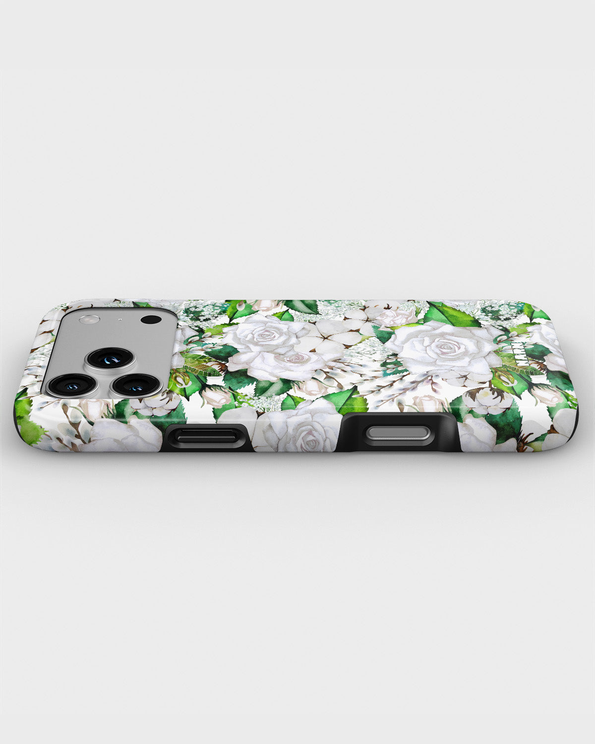 iPhone 18 Pro Tough Case – White Bloom - View 3