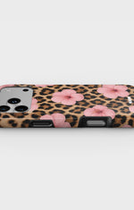 iPhone 18 Pro Tough Case – Leopard Flower - View 3