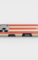 iPhone 18 Pro Tough Case – Sunset Stripes - View 3