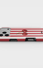 iPhone 18 Pro Tough Case – Cherry Stripes - View 3