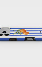 iPhone 18 Pro Tough Case – Orange Stripes - View 3