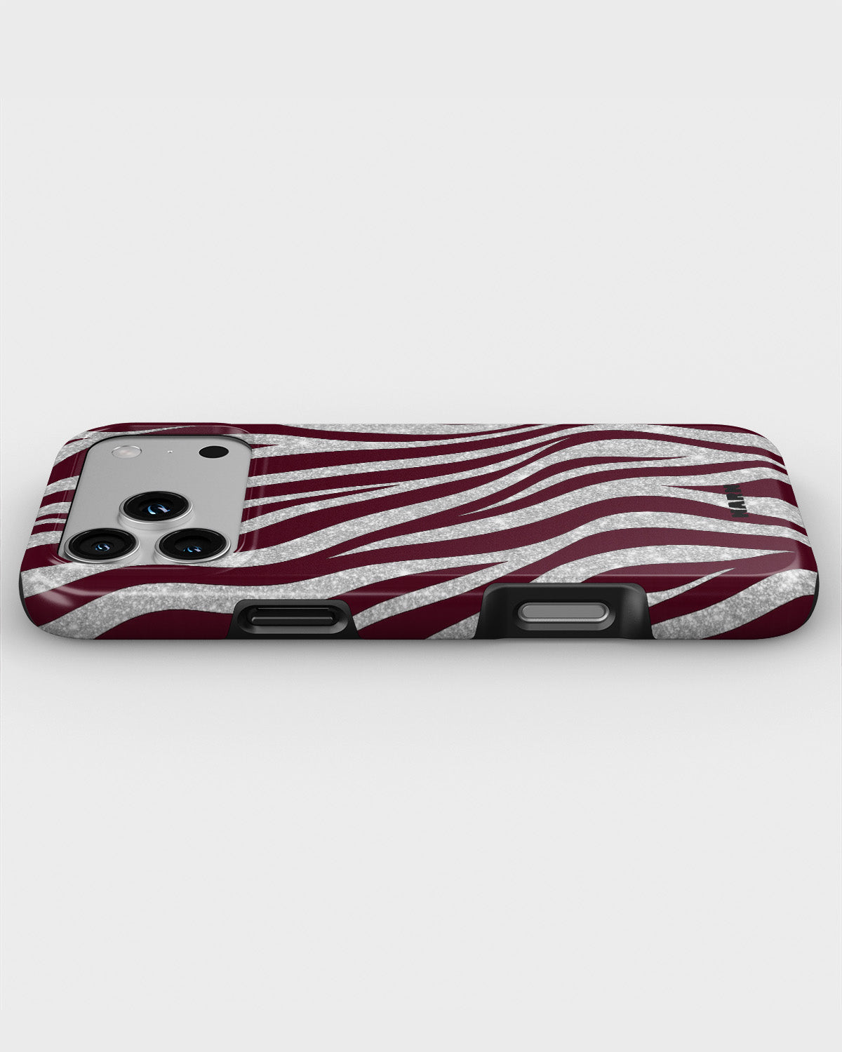 iPhone 18 Pro Tough Case – Velvet Zebra - View 3