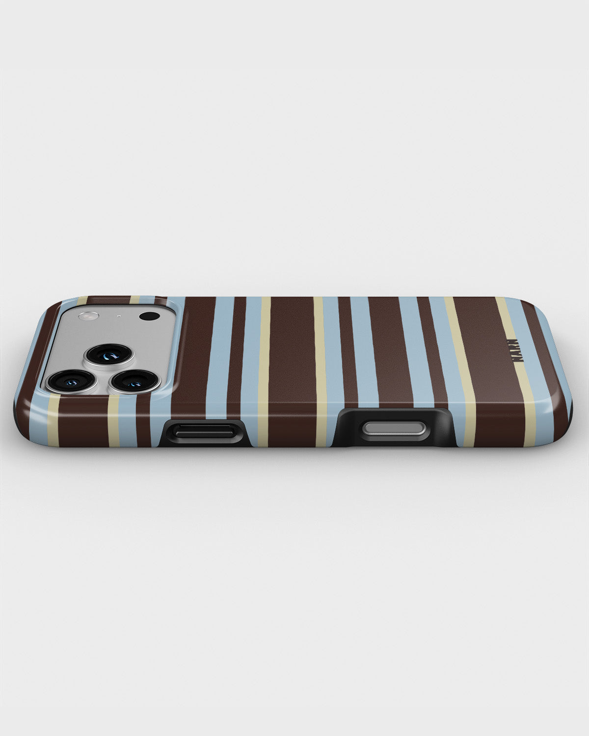 iPhone 18 Pro Tough Case – Latte Lines - View 3