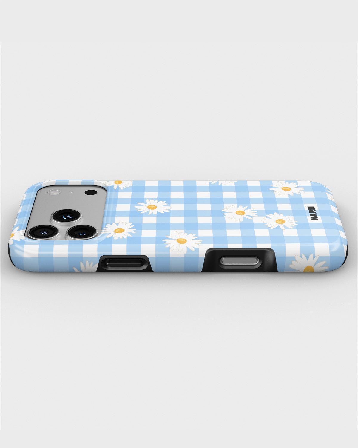 iPhone 18 Pro Tough Case – Blue Daisies - View 3