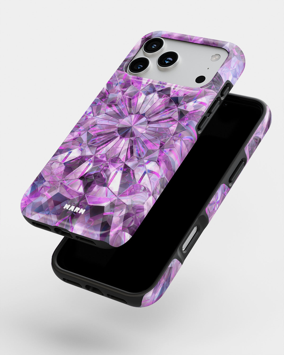 iPhone 18 Pro Tough Case – Lavender Crystals - View 4