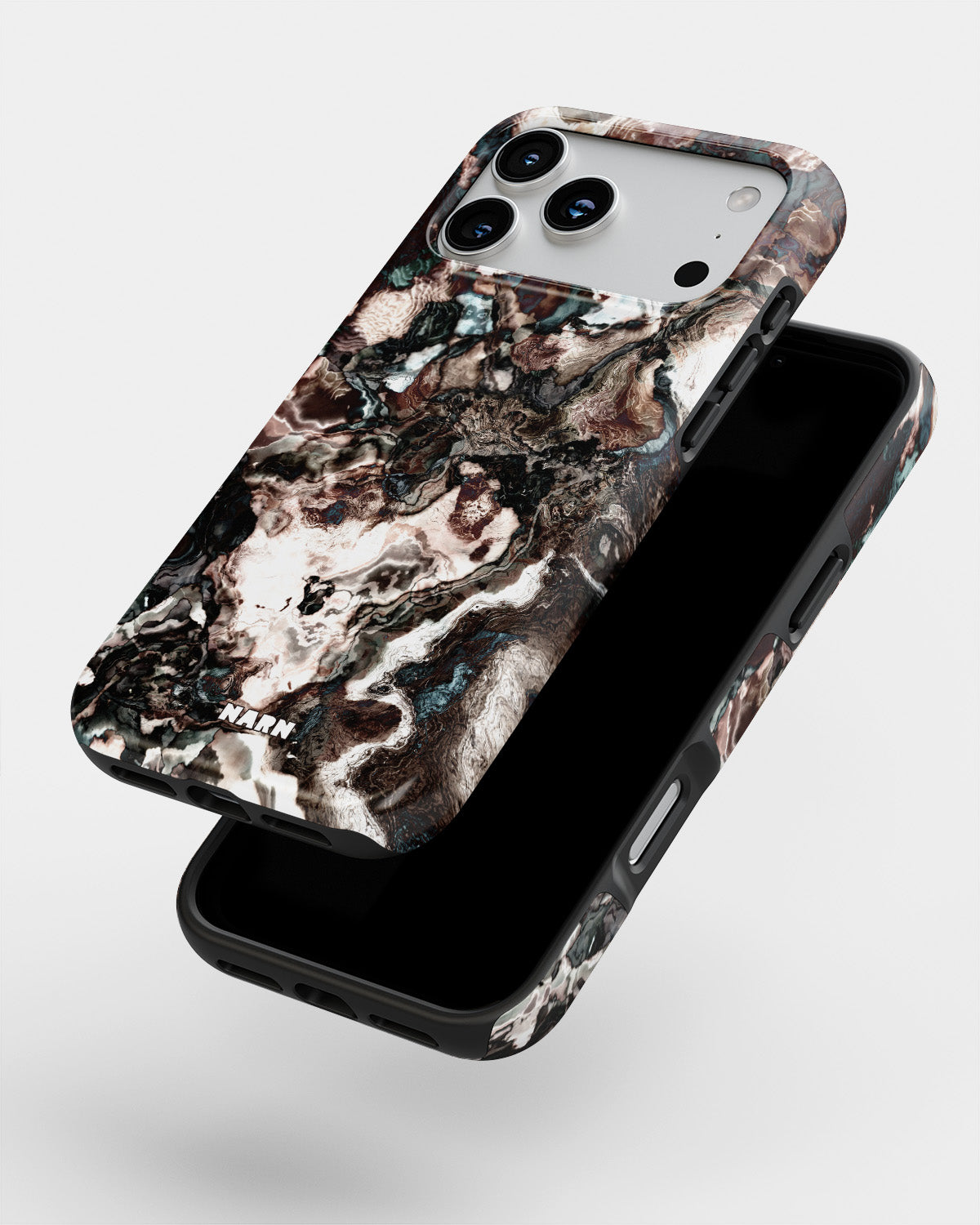 iPhone 18 Pro Tough Case – Marble Brown - View 4