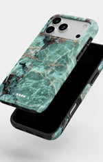 iPhone 18 Pro Tough Case – Green Marble - View 4
