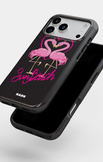 iPhone 18 Pro Tough Case – Beach Flamingo - View 4