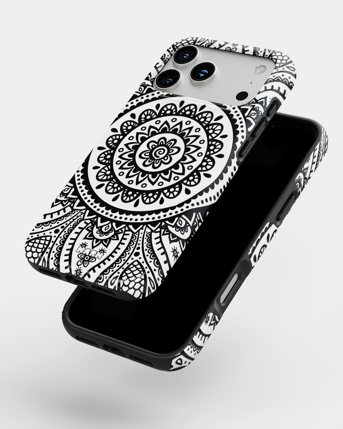 iPhone 18 Pro Tough Case – Henna Mandala - View 4