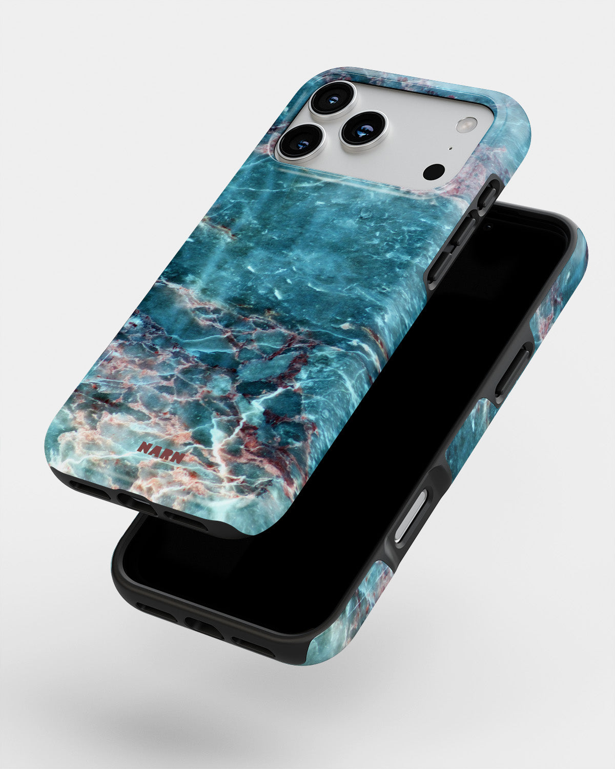 iPhone 18 Pro Tough Case – Icy Marble - View 4