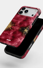 iPhone 18 Pro Tough Case – Burgendy Shimmer - View 4