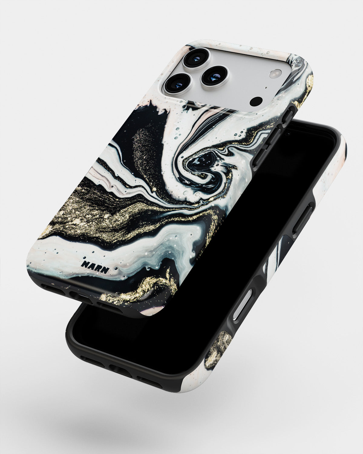 iPhone 18 Pro Tough Case – Golden Swirl - View 4