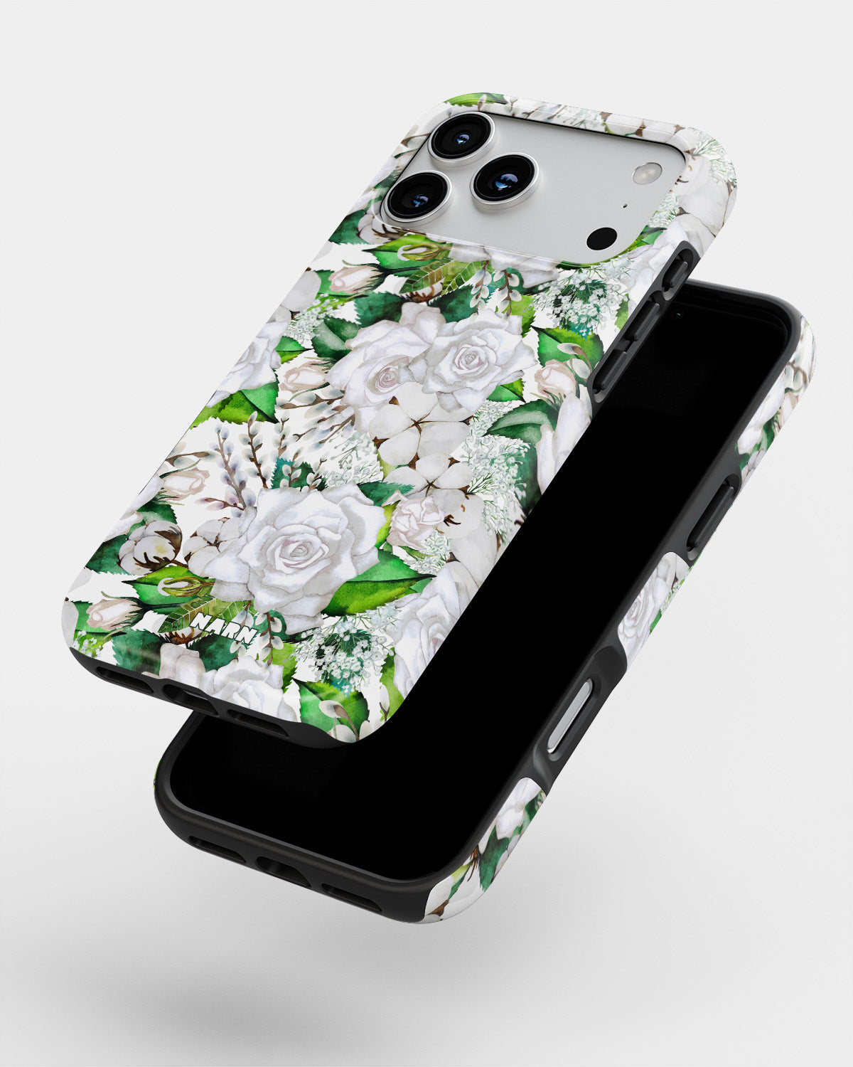 iPhone 18 Pro Tough Case – White Bloom - View 4