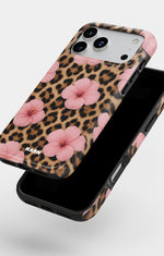 iPhone 18 Pro Tough Case – Leopard Flower - View 4